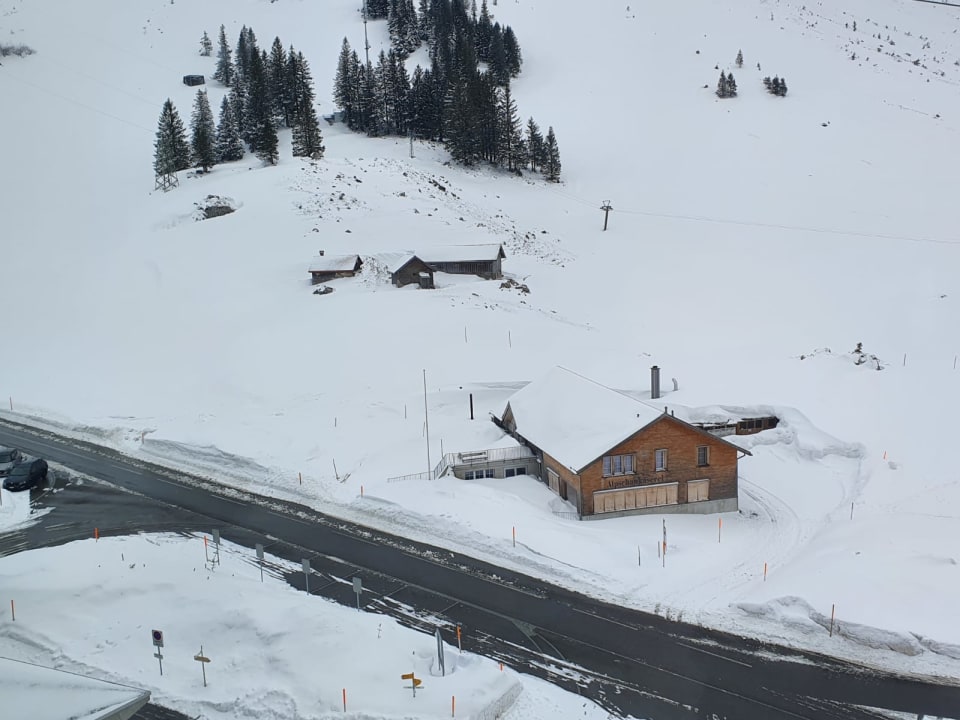 Ausblick Säntis - das Hotel
