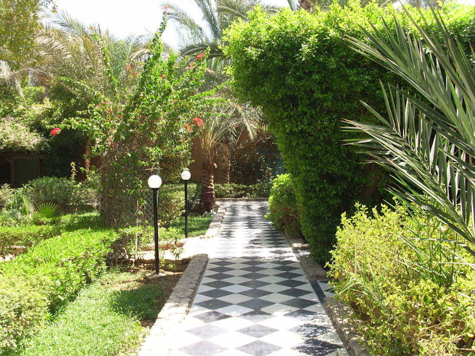 Weg zu den Bungalows Giftun Azur Resort