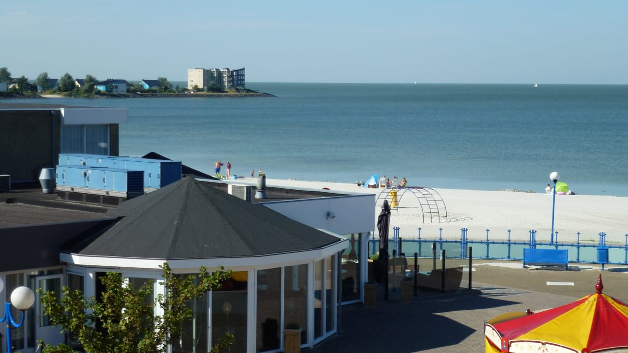 Blick auf das Ijsselmeer Ferienpark Beach Resort Makkum