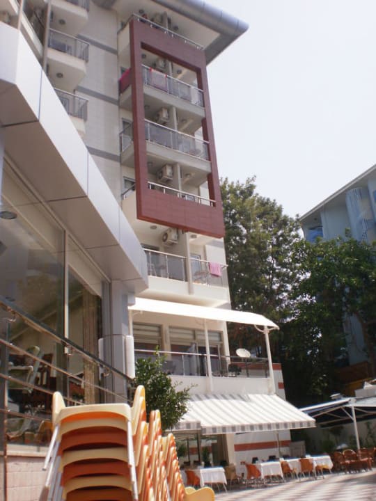 Hotel from swimming pool Hotel Grand Okan