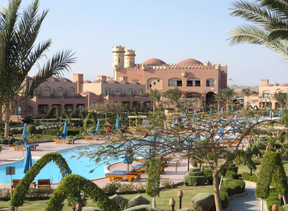 Blick vom Balkon Sentido Akassia Beach