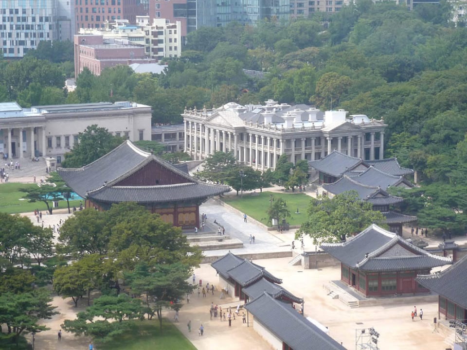 Deoksugung Palace vom Hotel aus The Plaza Hotel