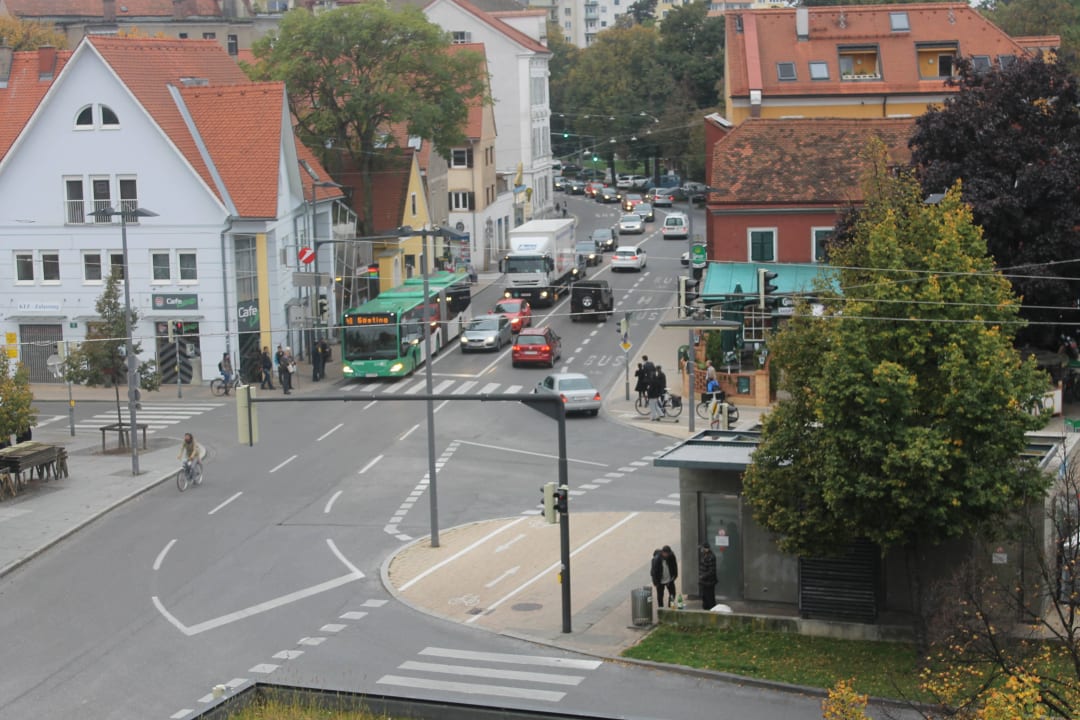 Aussicht aus dem Zimmer Hotel Mercure Graz City
