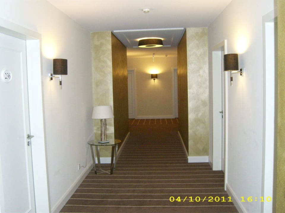 Ein Hotelflur Upstalsboom Kühlungsborn