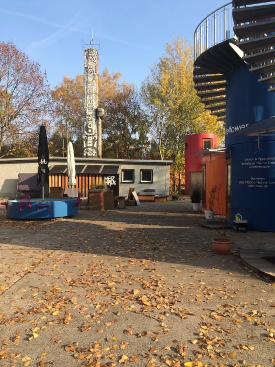 Hof des Hotels Qbe Hotel Heizhaus Berlin