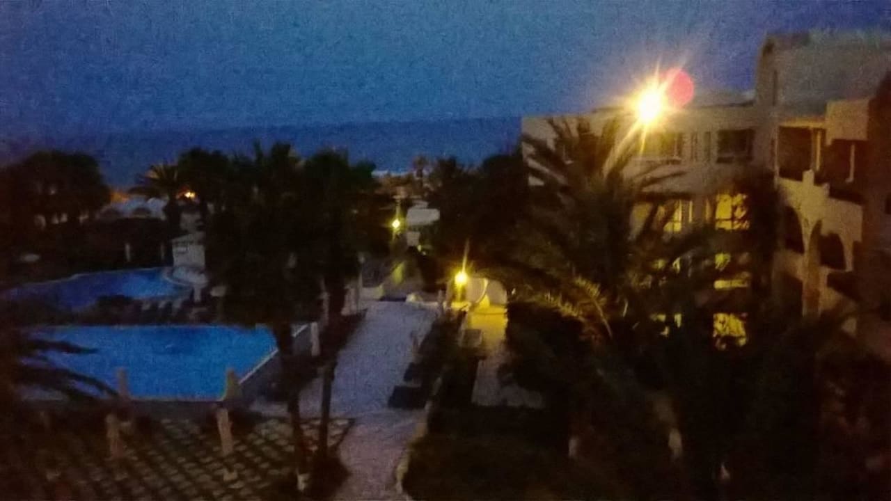 Aussicht am Abend Hotel Paradis Palace