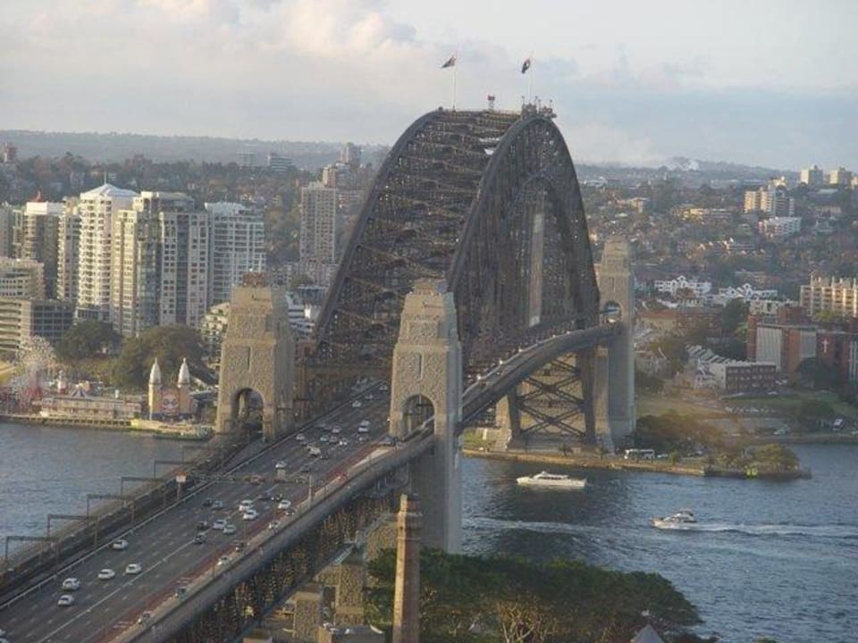 Blick von der Lounge Hotel Shangri-La Sydney