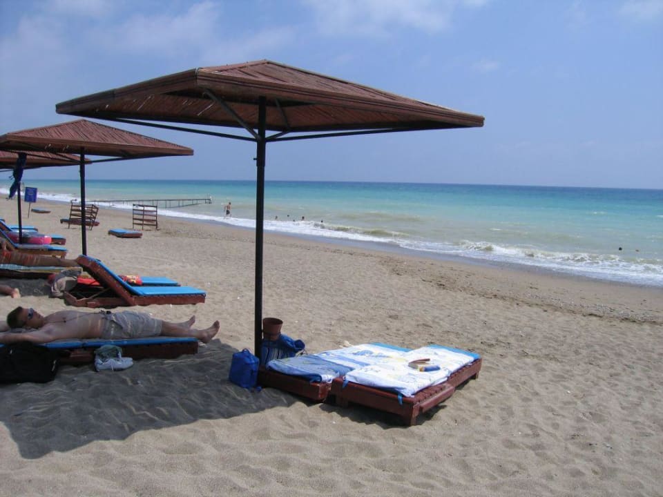 Unser Platz am Strand Ali Bey Club