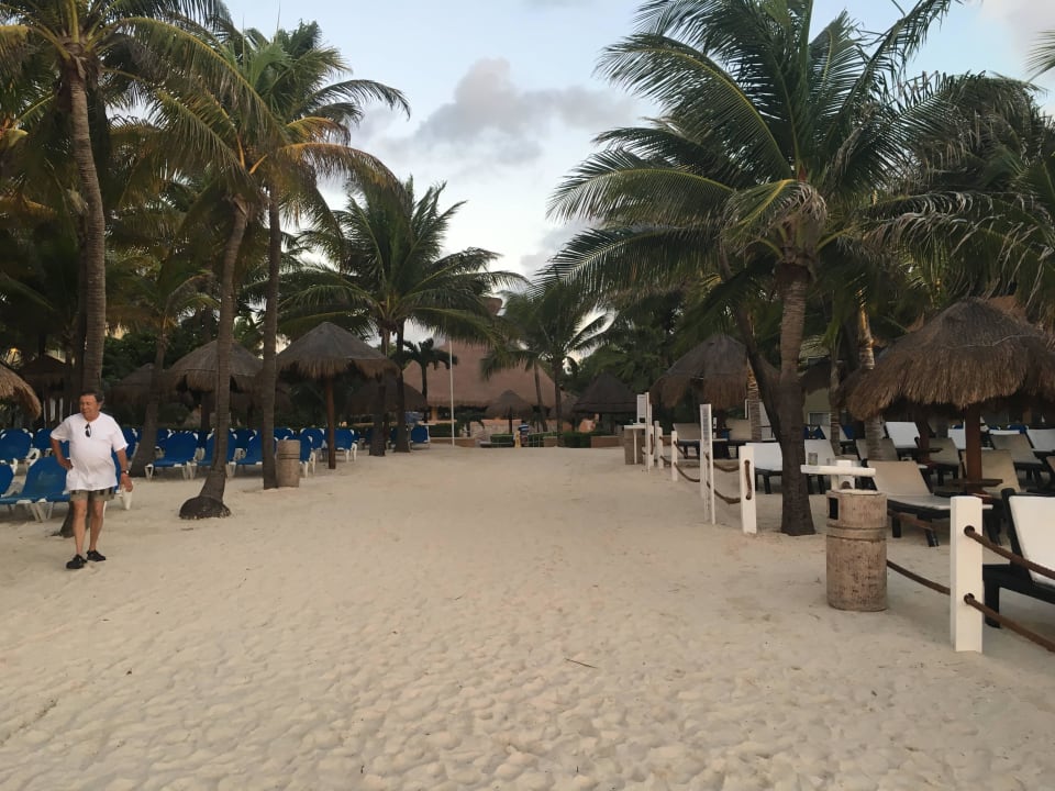 Weg vom Strand zum Pool Viva Azteca by Wyndham - All Inclusive Resort