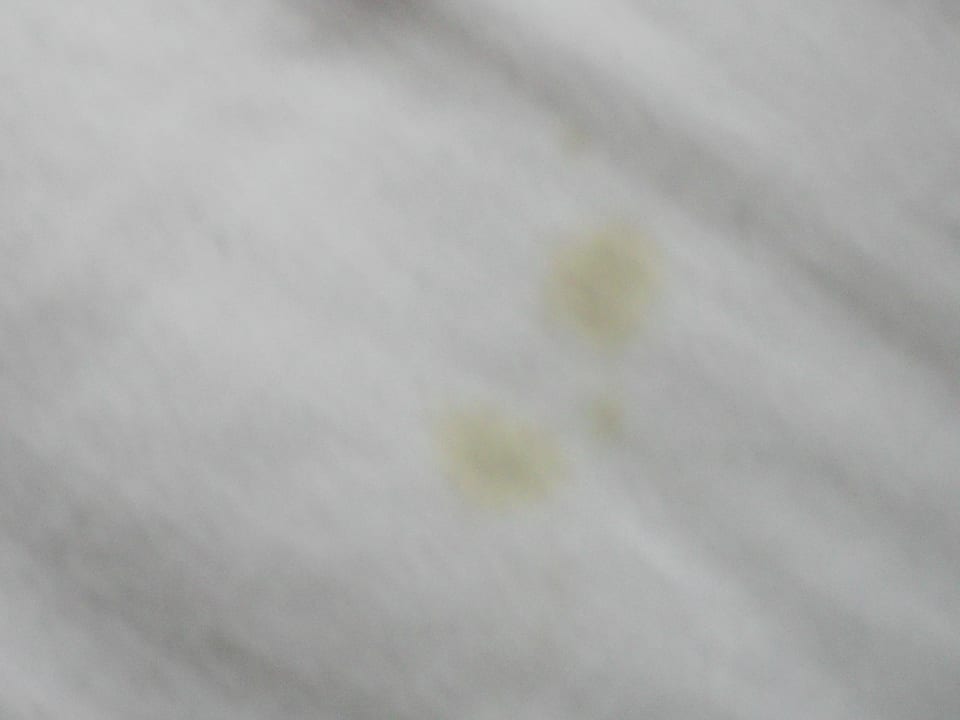 Fleckige Bettwäsche Hotel Antille & Azzorre