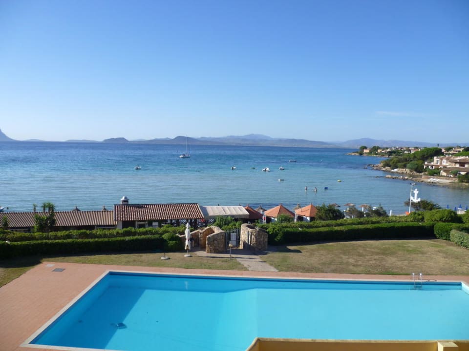 Ausblick vom Balkon Hotel Castello