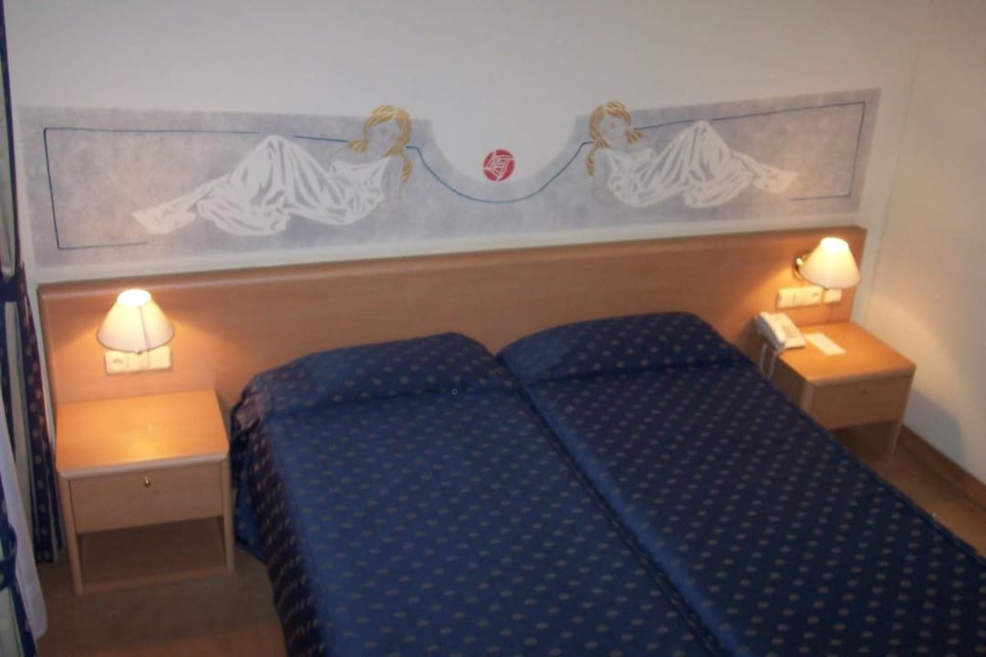 Doppelbetten im Zimmer Hotel Tivoli