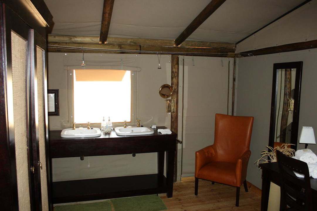 Badezimmer Wolwedans Dunes Lodge