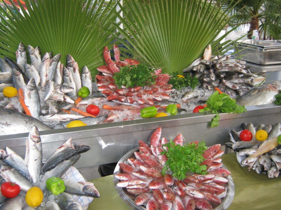 Grilled area Oz Hotels Incekum Beach