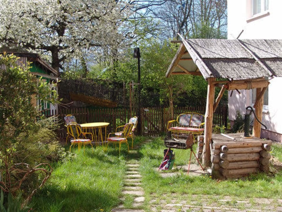 Garten Ferienwohnung Jana