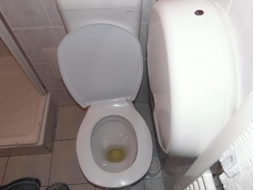 Sehr beengt, normal auf WC gehen nicht möglich Hotel Kiss Family
