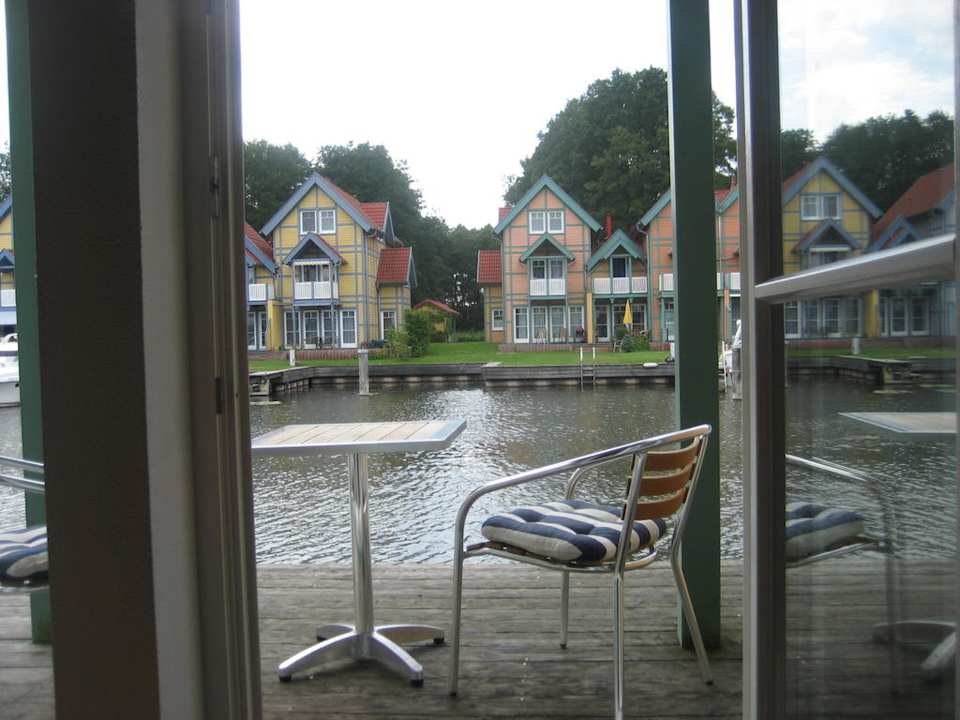 Ausblick Hafendorf Rheinsberg Ferienhaus Merker S 16