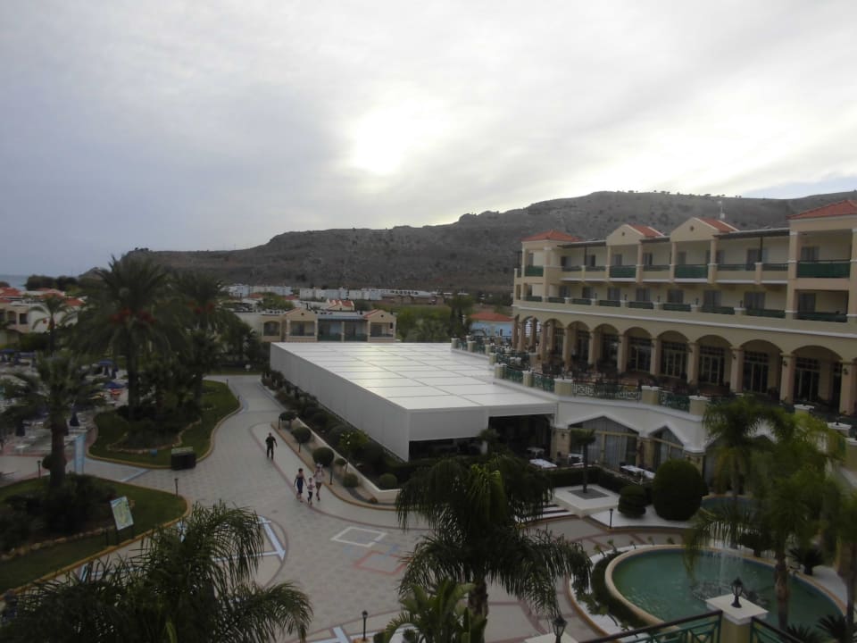 Hauptgebäude mit Hauptrestaurant Lindos Princess Beach Resort & Spa