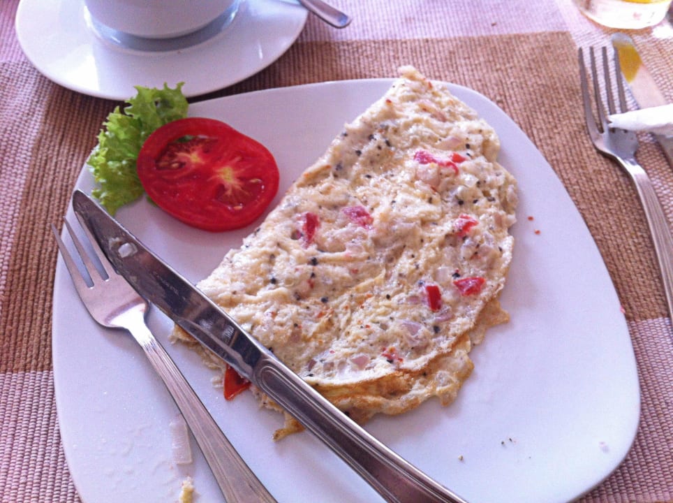 Frisches Omlette zum Früshtück Hotel Bentota Village