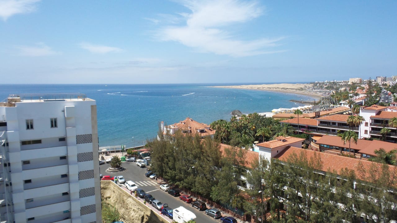 Ausblick von der Dachterrasse allsun Hotel Lucana