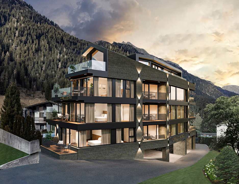 Außenansicht Chalet Ischgl - Modern Luxury