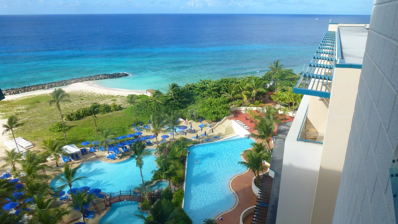 Ausblick 7. Stock Hilton Hotel Hilton Barbados Resort