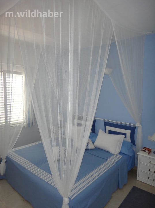 Eins der drei Schlafzimmer Hacienda Encanto del Rio