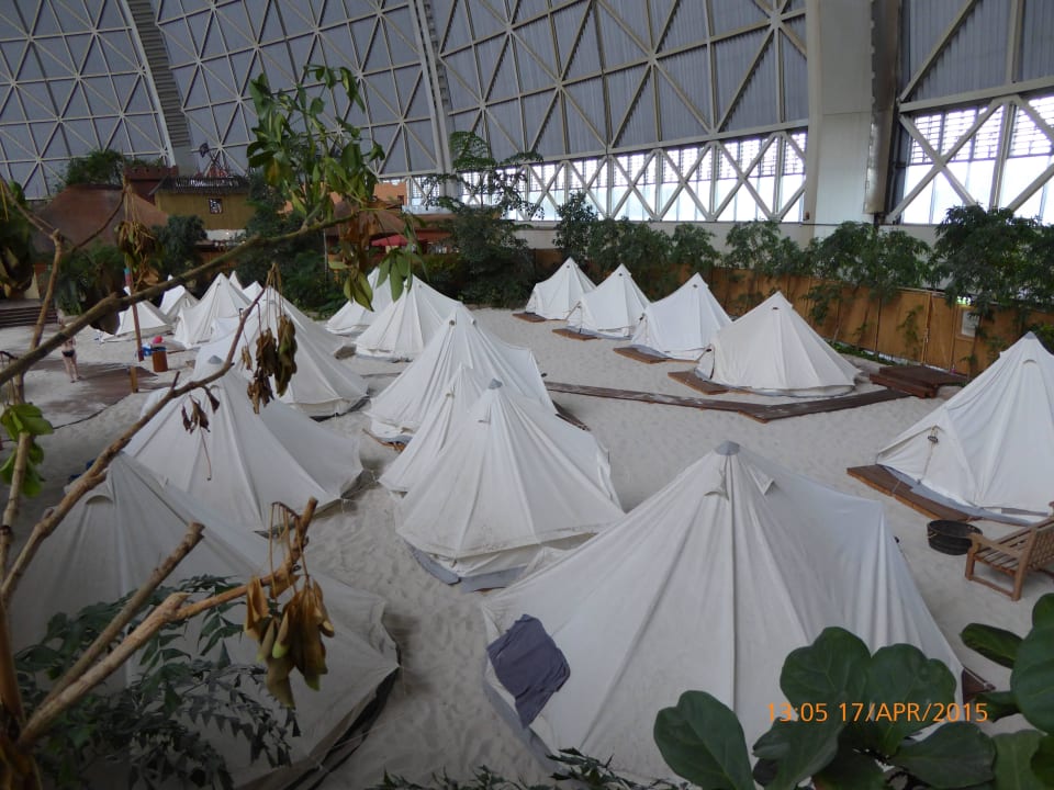 Zeltunterkünfte Tropical Islands Resort