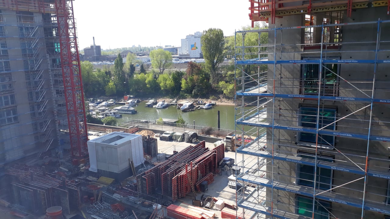 Ausblick Hotel Courtyard by Marriott Düsseldorf Hafen
