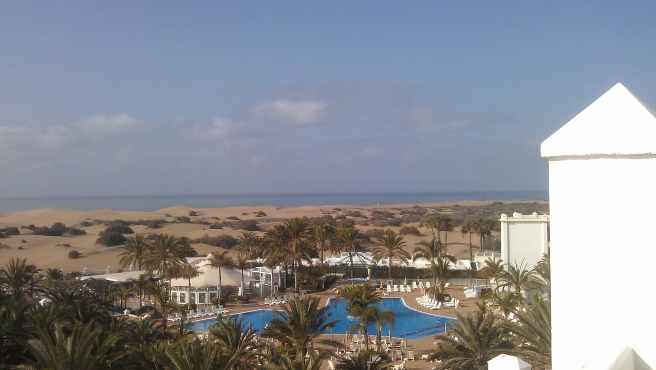Blick über die Dünen aus unserem Zimmer Hotel Riu Palace Maspalomas Adults Only