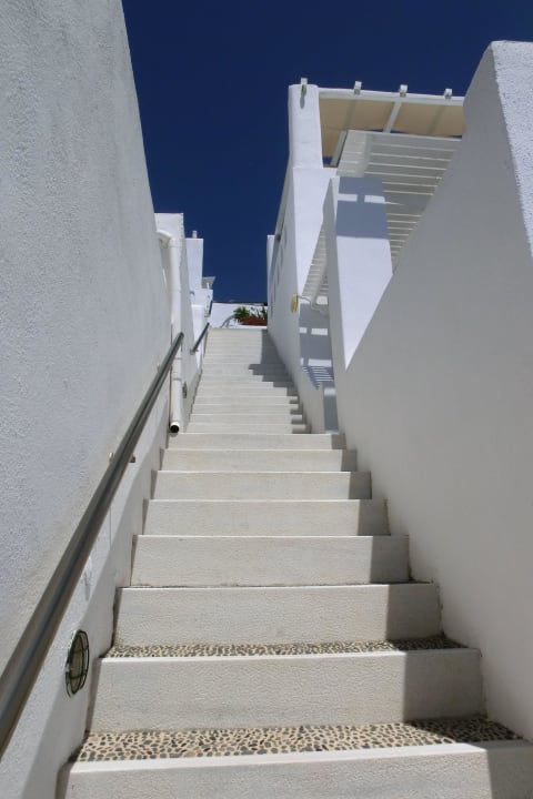 Treppe zur Bar Hotel Agali Houses