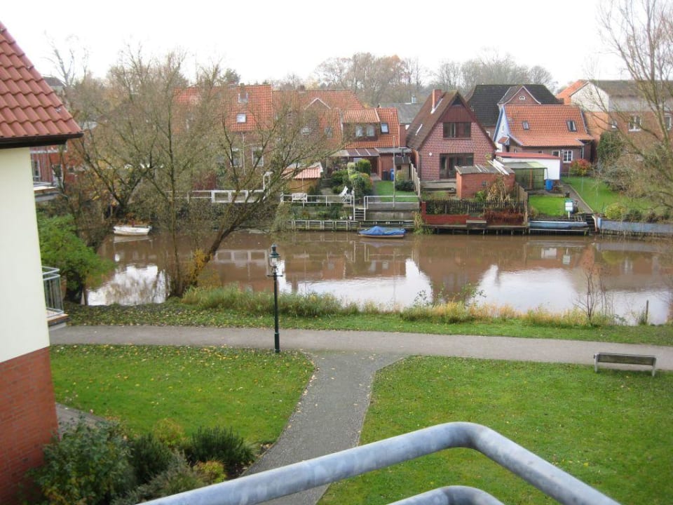 Blick vom Balkon Hotel am MedemUfer