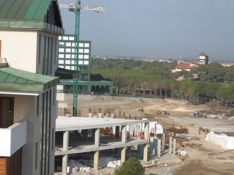 Baustelle neben dem Hotel Voyage Belek Golf & Spa