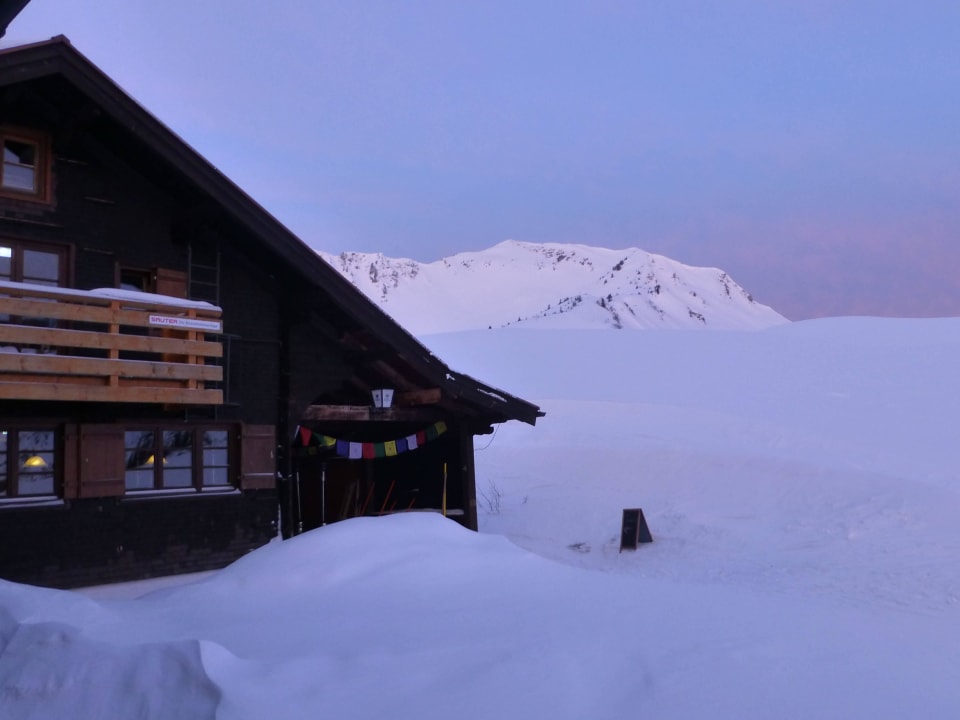 Ausblick Schwarzwasserhütte DAV