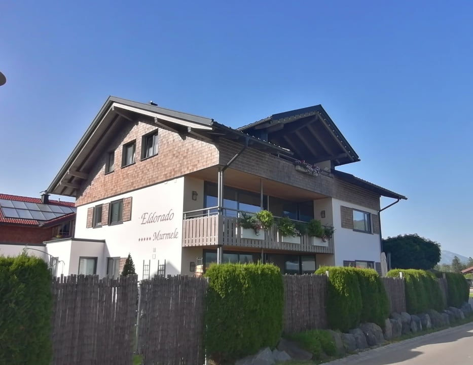 Außenansicht Eldorado – Ferienwohnungen & Suiten im Allgäu