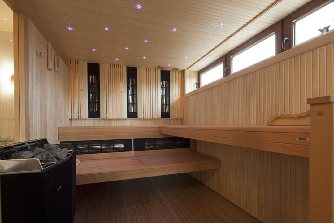 Sauna mit Infrarotlampen und Led-Himmel Ferienhaus Kuhweid