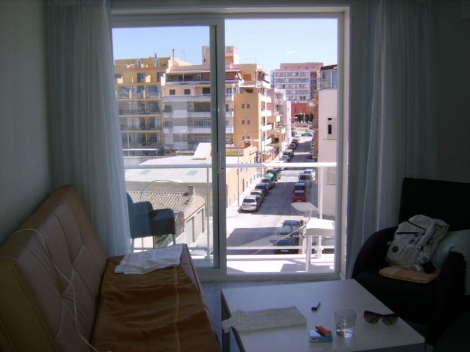 Ausblick aus Zimmer Rückseite zur Straße Apartamentos Turísticos Mix BR AT2179