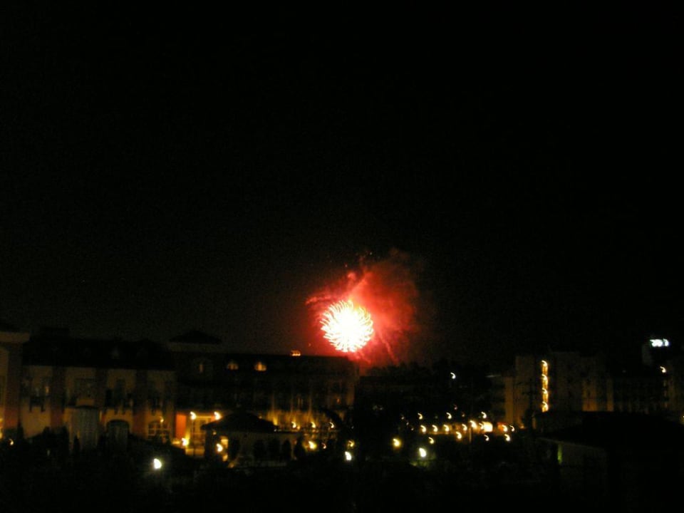 Feuerwerk am Abend Hotel Orfeus Park