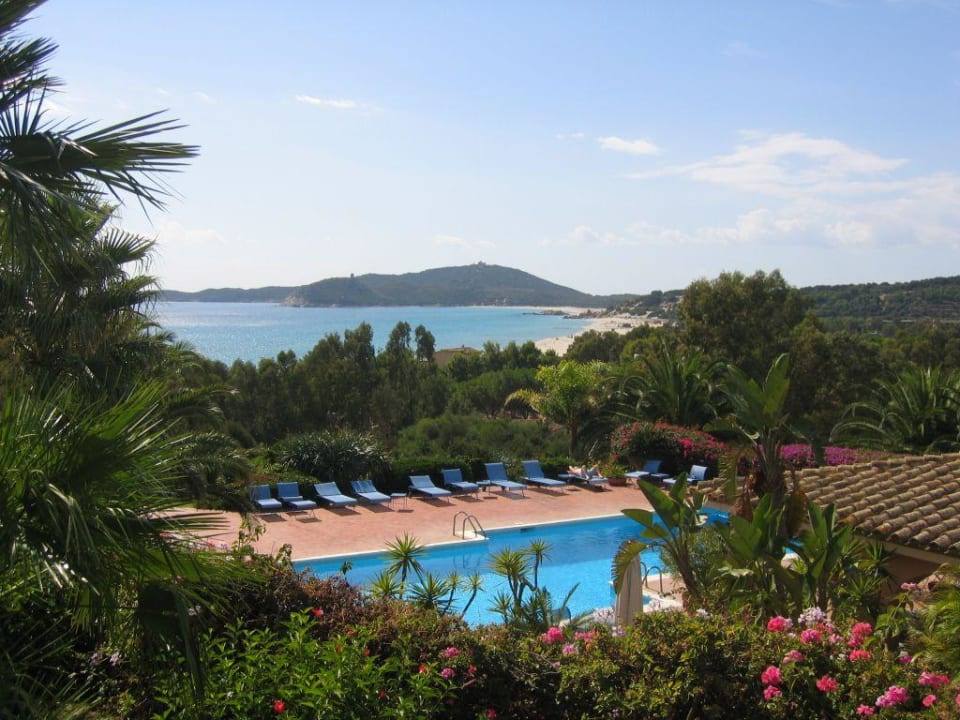 Ausblick vom Garten  Hotel Residence Fenicia