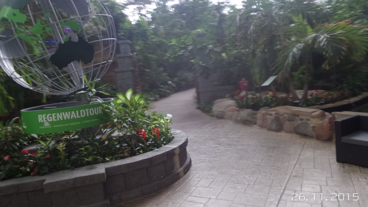 In der Halle Tropical Islands Resort