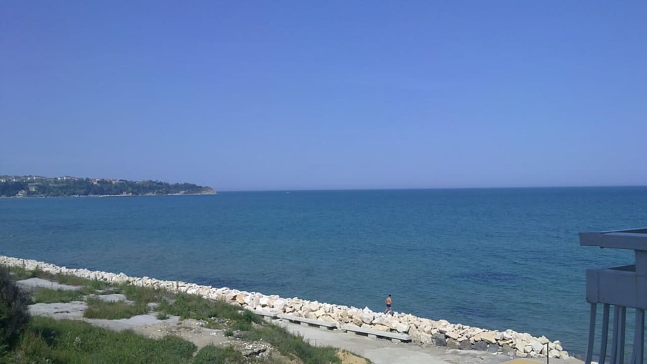 Aussicht von unserem Balkon Sol Luna Bay