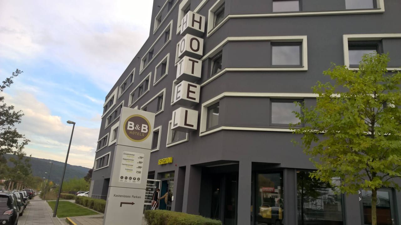Außenansicht von derBahnstadt aus B&B Hotel Heidelberg