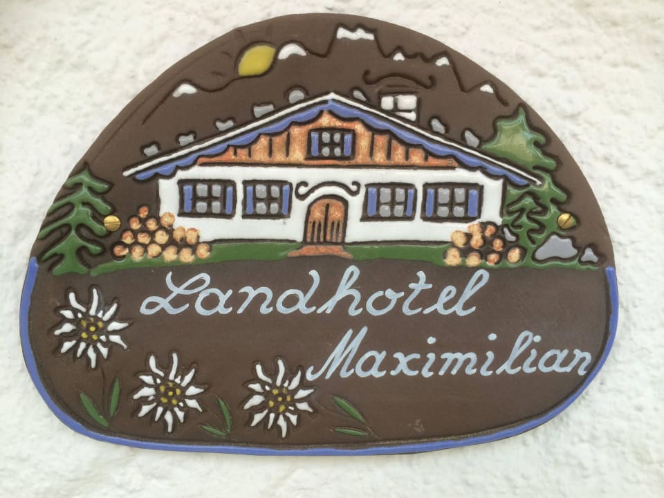 Türschild Landhotel Maximilian