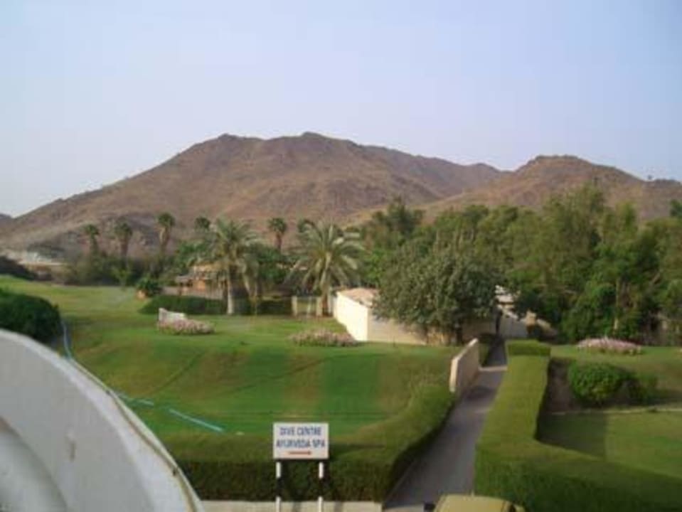 Blick von Hoteleingang Oceanic Khorfakkan Resort & Spa