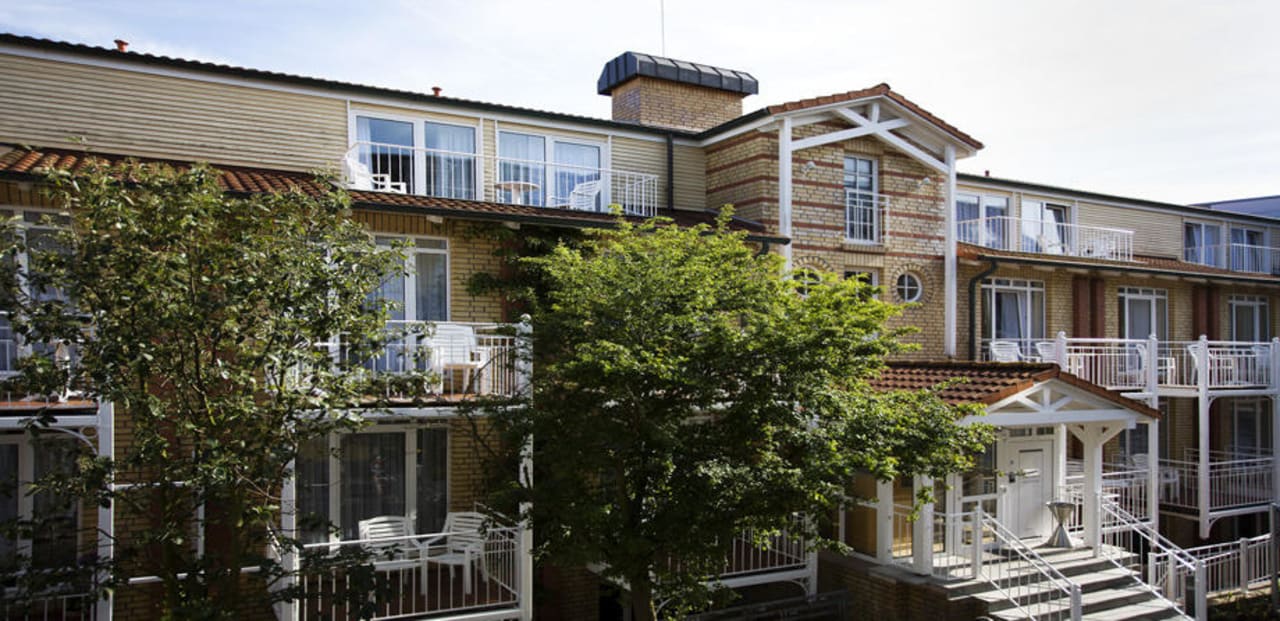 Blick von der Kirchstraße Michels Gästehaus Meerzeit