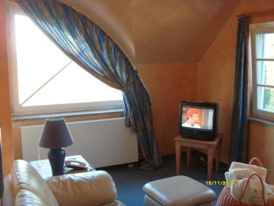 Teil des Wohnzimmers Hotel Fürst Jaromar