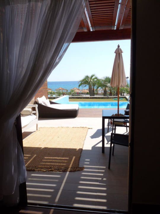 Terrasse Zimmer 711 Aquagrand Artistic Luxury Beach Resort - Adults only