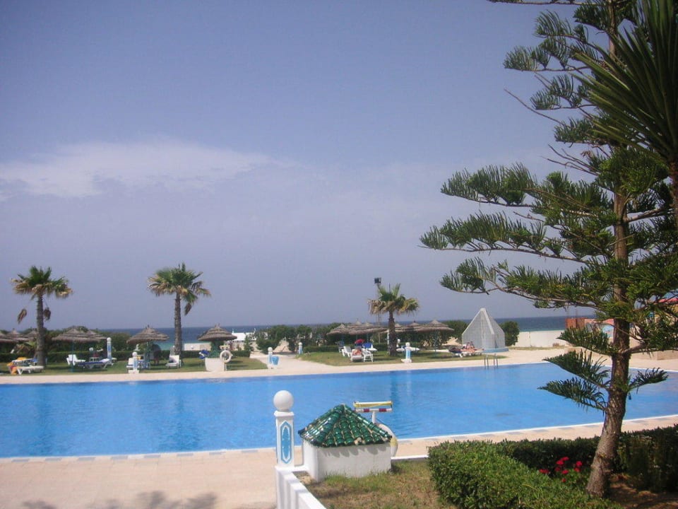 Ausblick auf Pool Hotel Amir Palace