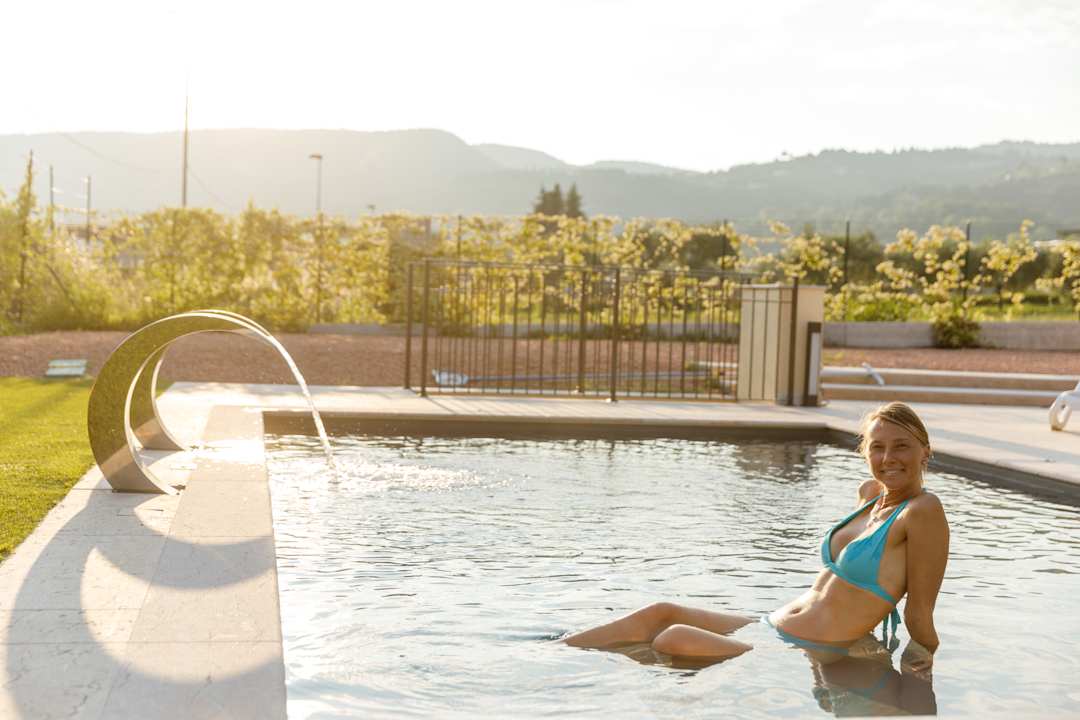 Pool Ferienhaus Rustico