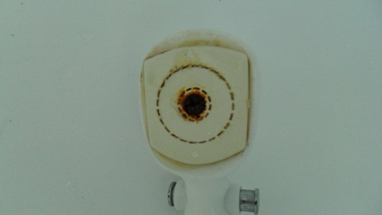 Verostete Handbrause Hotel Klelia